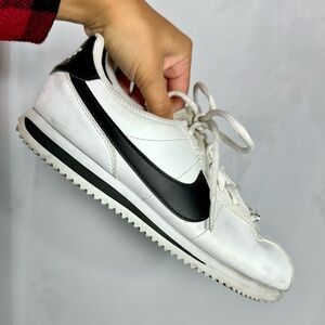 Nike Cortez classic black and white sneakers size 7
